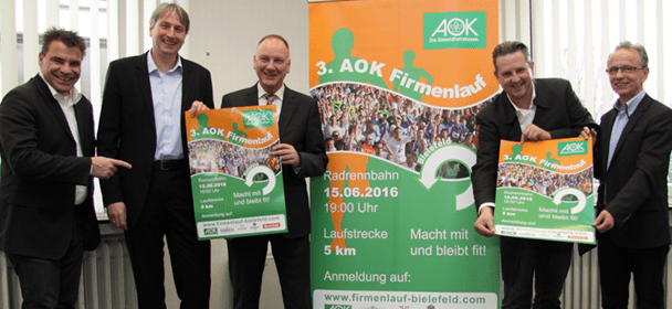 AOK-Firmenlauf Bielefeld geht in die dritte Runde